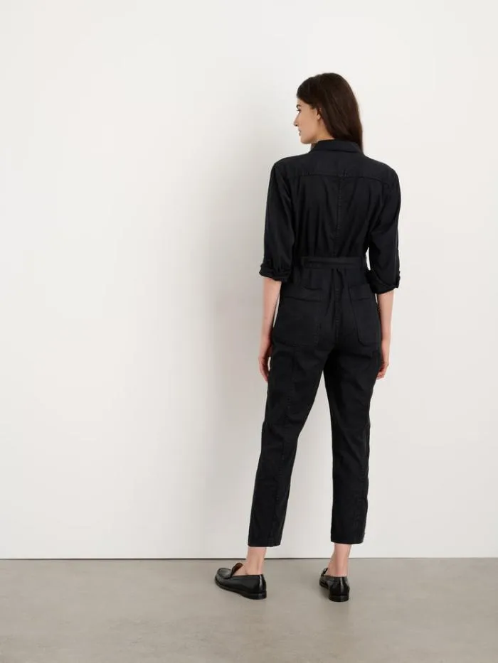 Alex Mill Jumpsuits Expedition Jumpsuit In Washed Twill Black 8211 Women