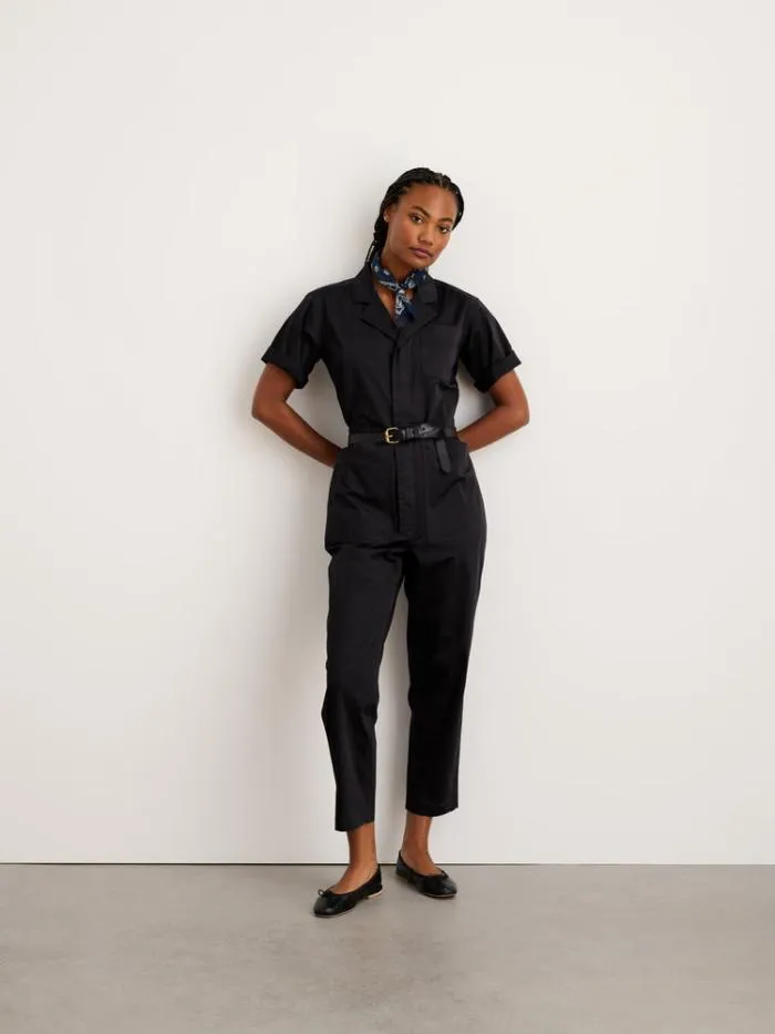 Alex Mill Jumpsuits Standard Short Sleeve Jumpsuit Black 8211 Women