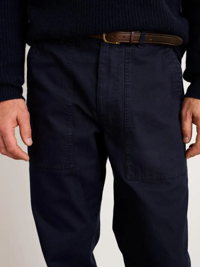 Alex Mill Pants Field Pant In Herringbone Navy 8211 Men