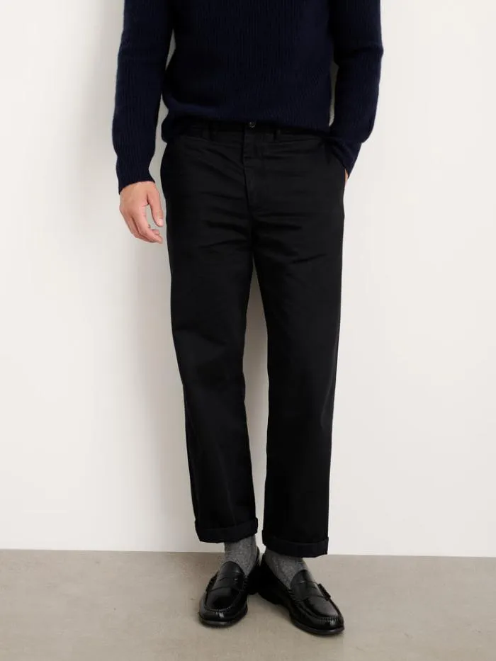 Alex Mill Pants Straight Leg Pant In Vintage Washed Chino Washed Black 8211 Men