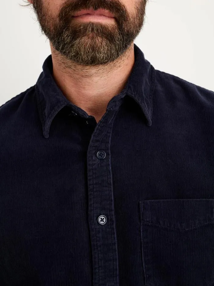 Alex Mill Shirts Mill Shirt In Fine Wale Corduroy Navy 8211 Men