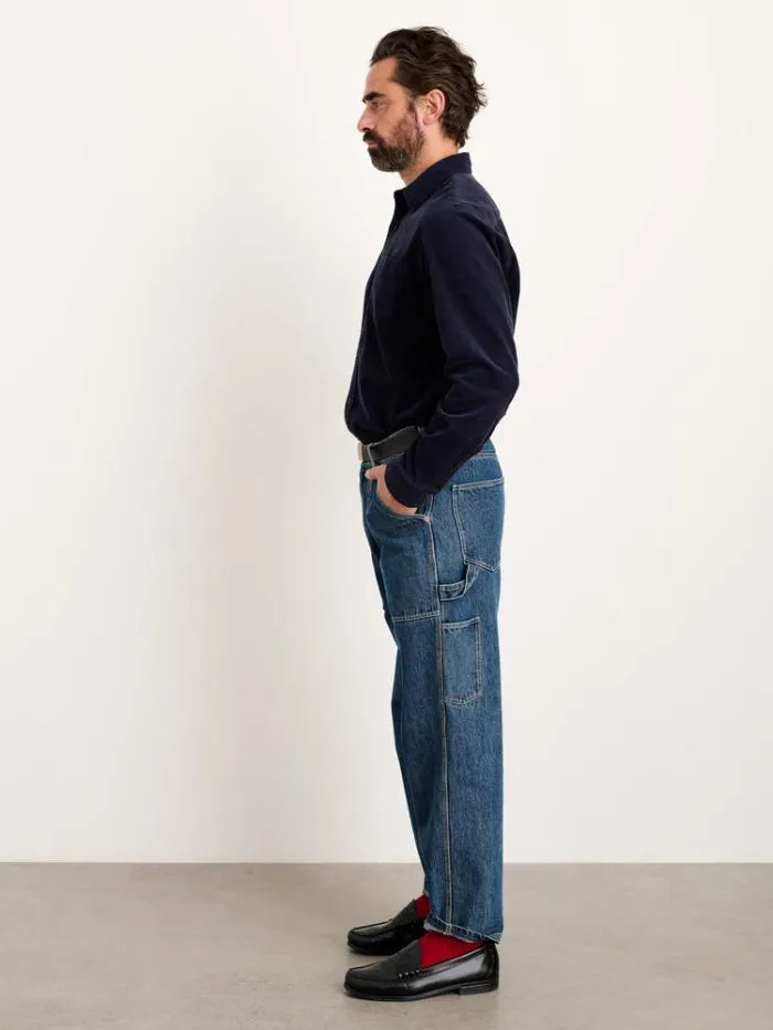 Alex Mill Shirts Mill Shirt In Fine Wale Corduroy Navy 8211 Men