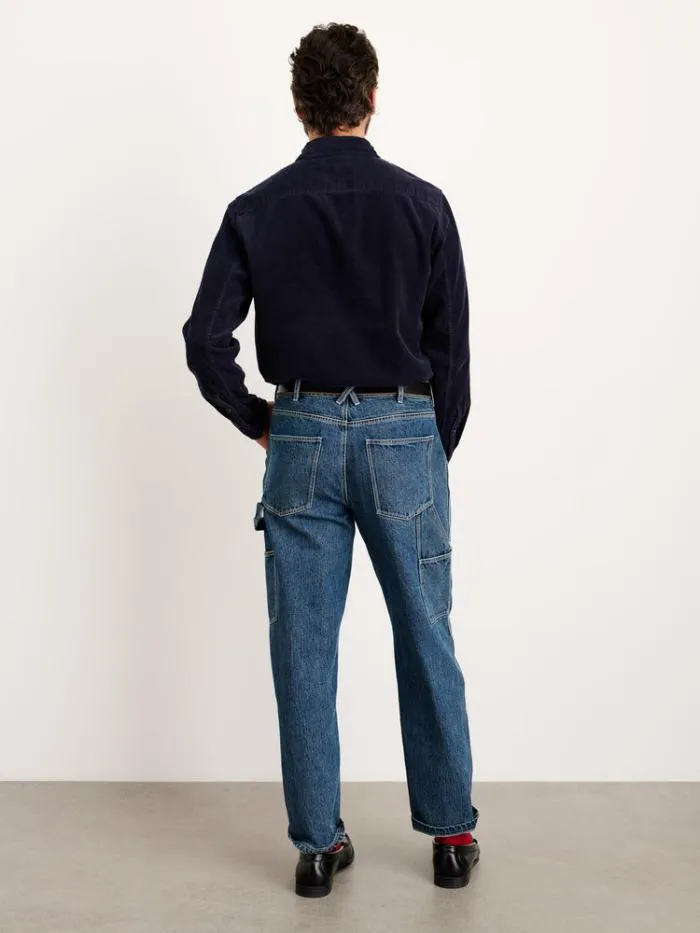 Alex Mill Shirts Mill Shirt In Fine Wale Corduroy Navy 8211 Men