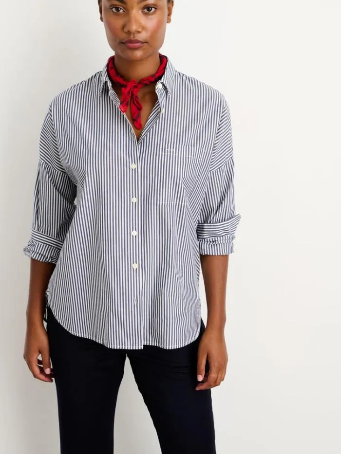 Alex Mill Shirts Tops Jo Striped Shirt In Paper Poplin 8211 Women