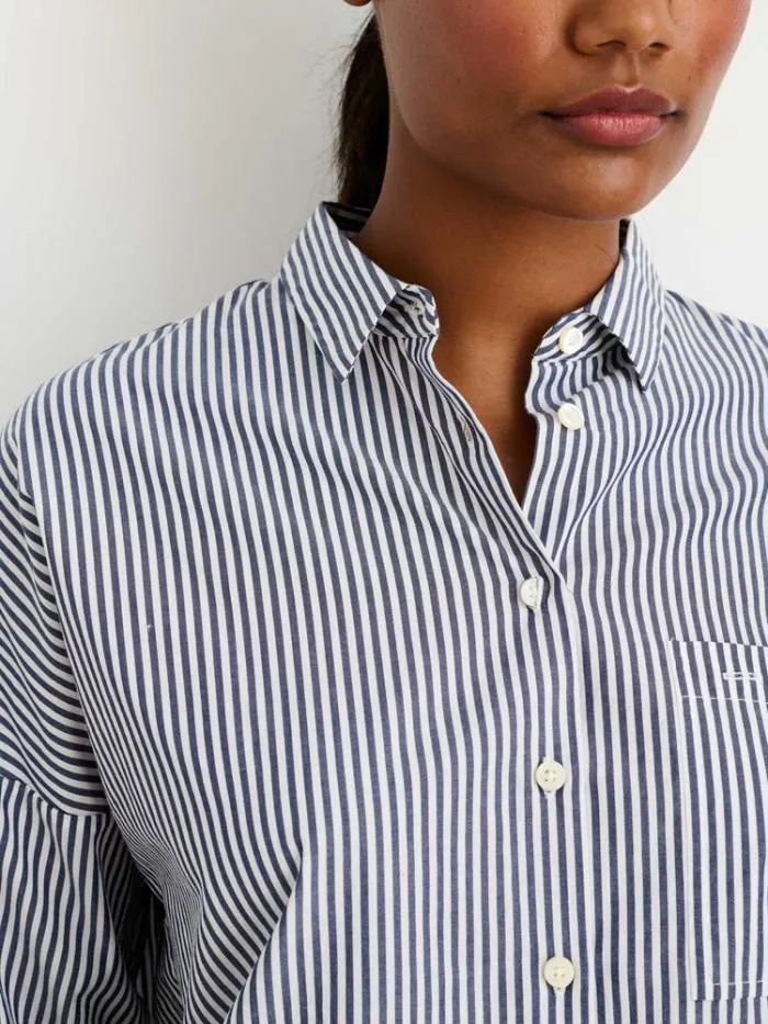 Alex Mill Shirts Tops Jo Striped Shirt In Paper Poplin 8211 Women