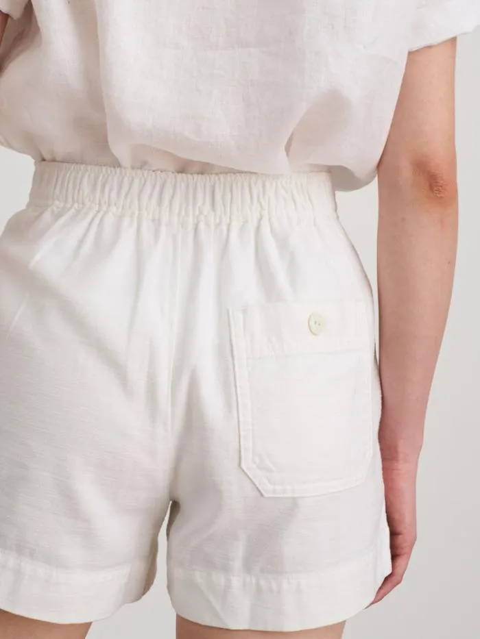 Alex Mill Shorts Alessandra Shorts In Washed Twill Salt 8211 Women