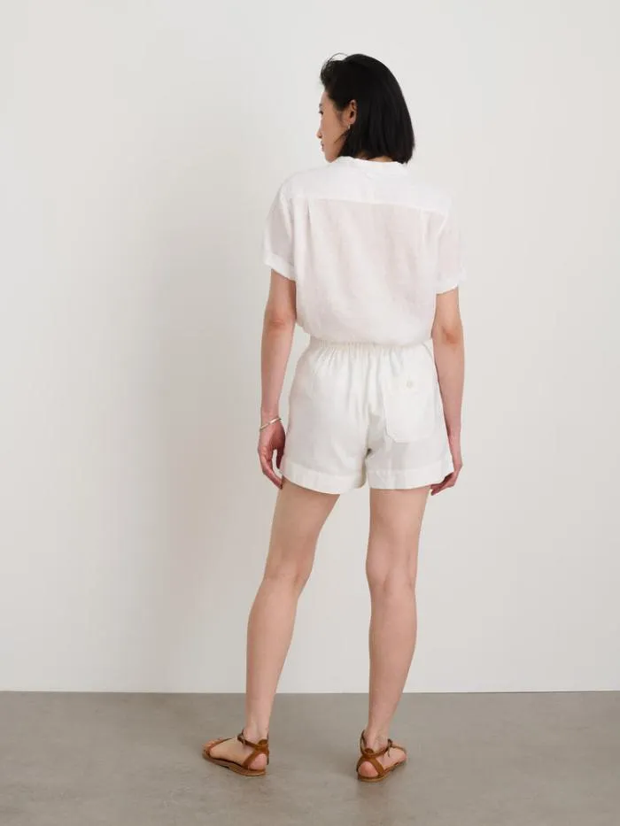 Alex Mill Shorts Alessandra Shorts In Washed Twill Salt 8211 Women
