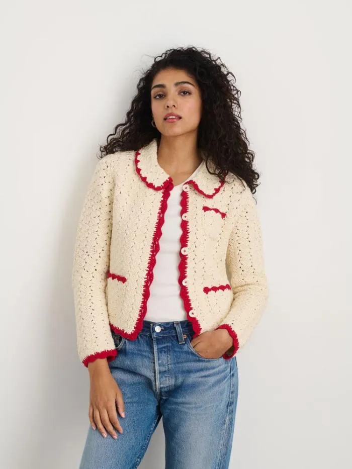 Alex Mill Sweaters Molly HandCrochet Cardigan 8211 Women