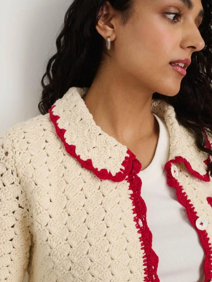 Alex Mill Sweaters Molly HandCrochet Cardigan 8211 Women