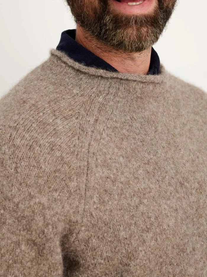 Alex Mill Sweaters Sweatshirts Alex Rollneck Sweater In Alpaca Chestnut 8211 Men
