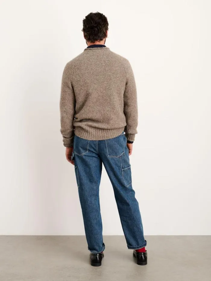 Alex Mill Sweaters Sweatshirts Alex Rollneck Sweater In Alpaca Chestnut 8211 Men