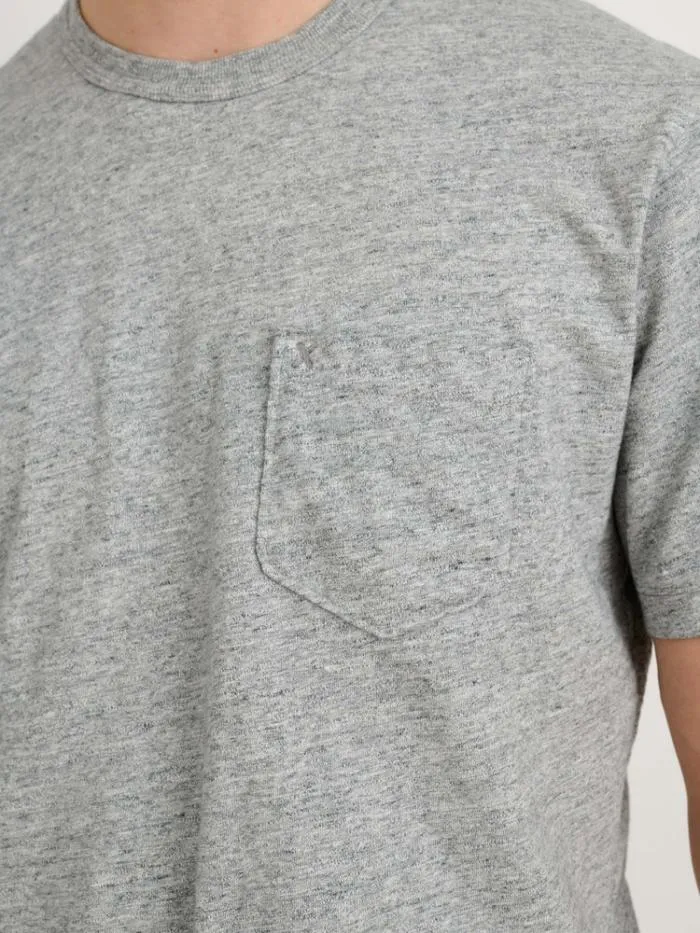 Alex Mill Tees Polos Standard Slub Cotton Pocket Tee Heather Grey 8211 Men