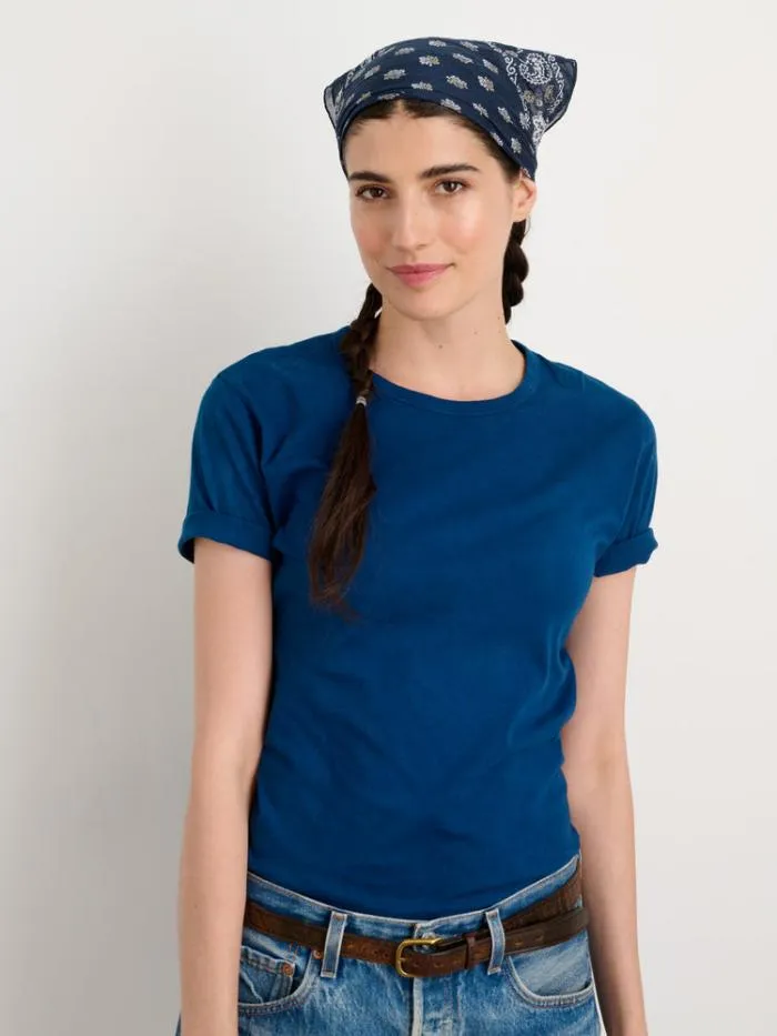 Alex Mill Tees Tanks Indigo Dyed Frank Tee In 40s Jersey 8211 Women