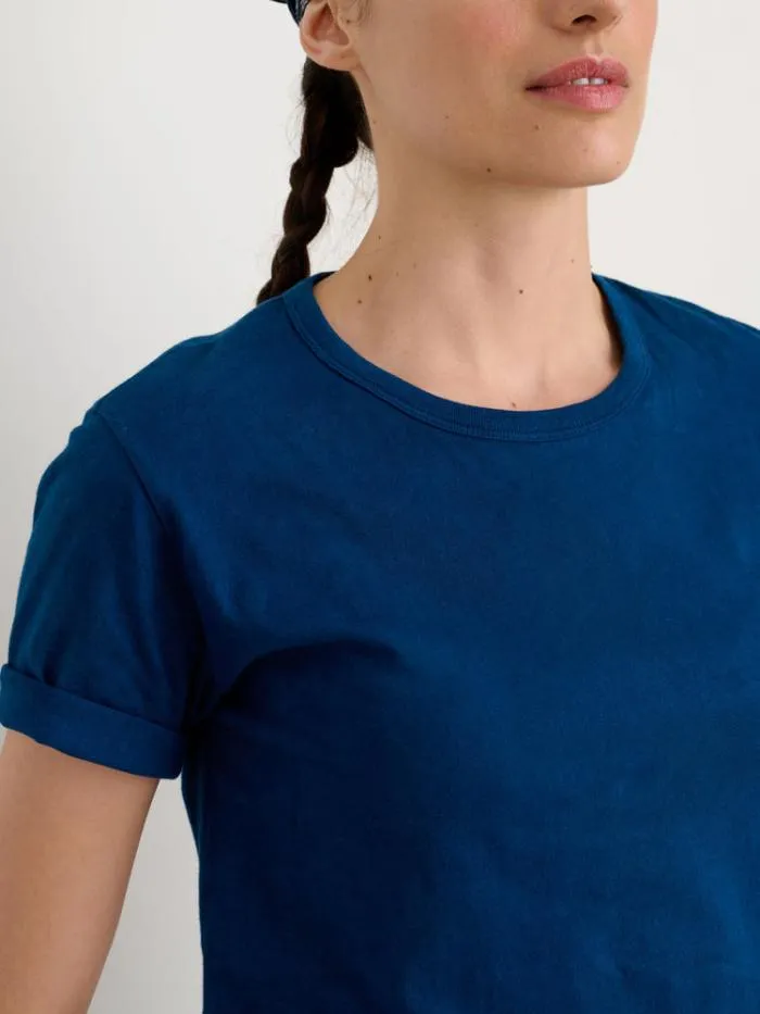 Alex Mill Tees Tanks Indigo Dyed Frank Tee In 40s Jersey 8211 Women