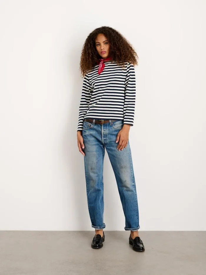 Alex Mill Tees Tanks Lakeside Striped Tee Whitenavy Bold Stripe 8211 Women