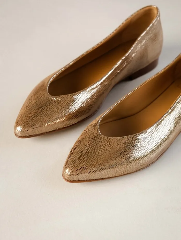 Alyssa Golden Women Bobbies Ballet Flats Alyssa Golden Women Bobbies Ballet Flats