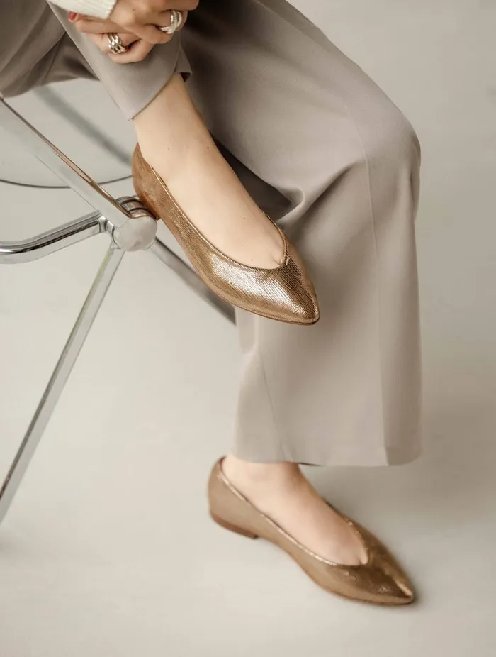Alyssa Golden Women Bobbies Ballet Flats Alyssa Golden Women Bobbies Ballet Flats