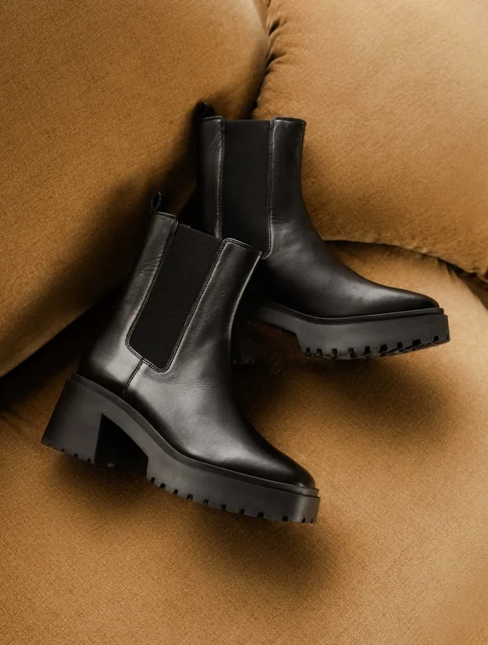 Amara Passion Black Women Bobbies Ankle Boots Amara Passion Black Women Bobbies Ankle Boots