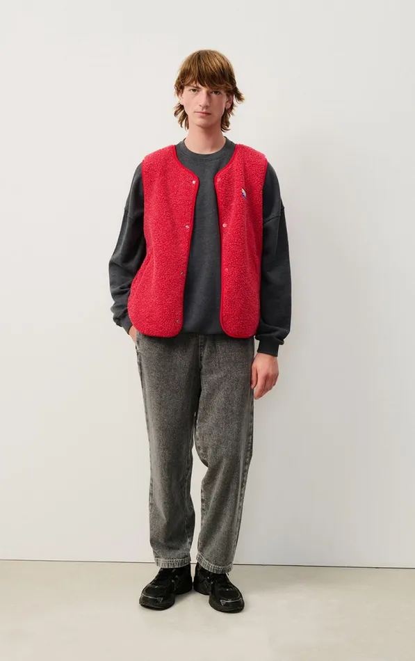 American Vintage Jackets and Blazers Men Jacket Hoktown Melange Poppy