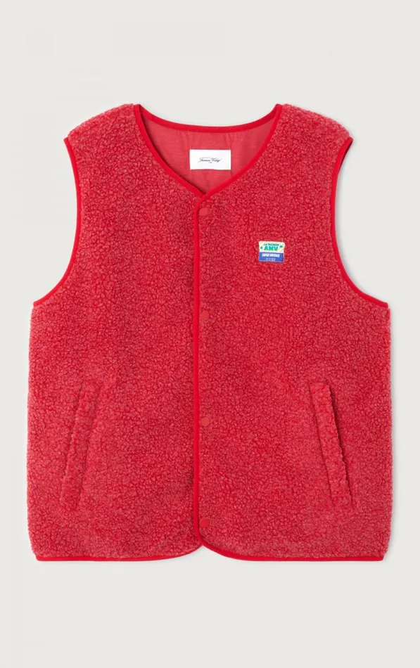American Vintage Jackets and Blazers Men Jacket Hoktown Melange Poppy