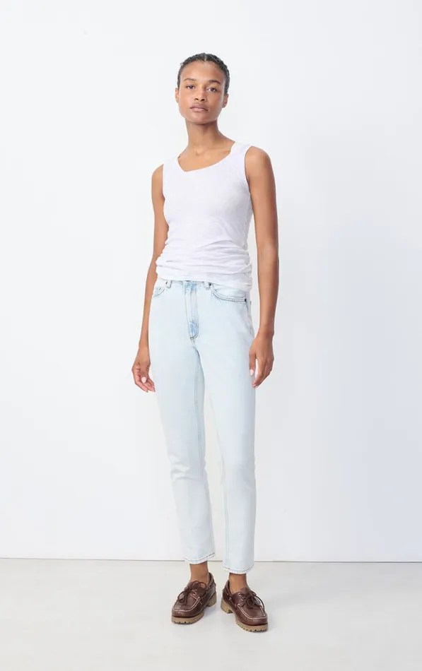 American Vintage Jeans Women Fitted Jeans Joybird Winter Bleached