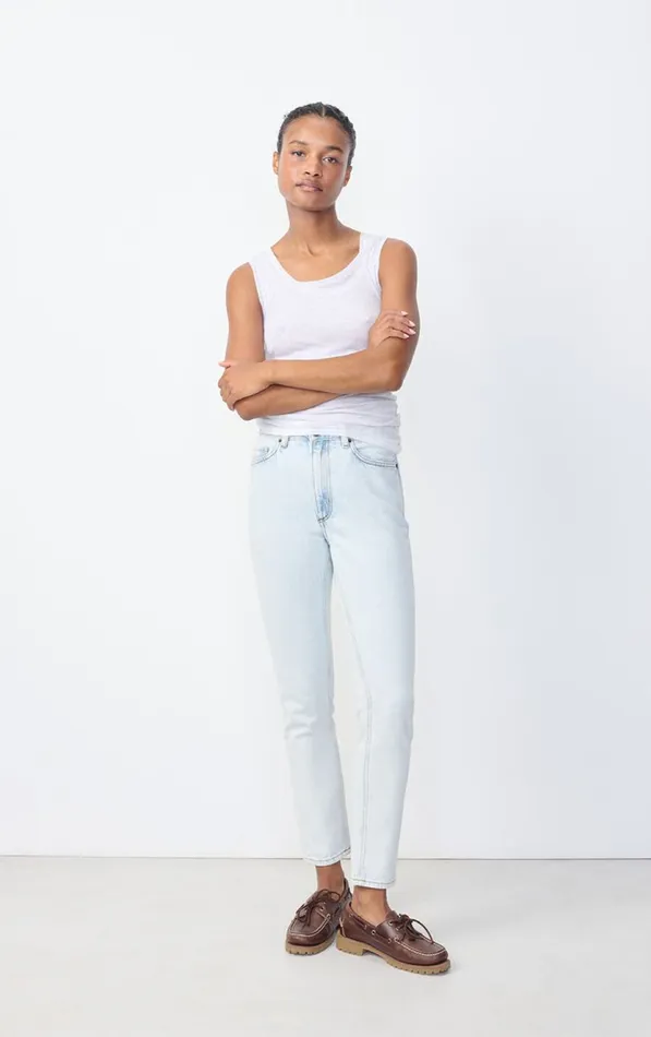 American Vintage Jeans Women Fitted Jeans Joybird Winter Bleached
