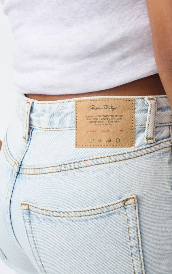 American Vintage Jeans Women Fitted Jeans Joybird Winter Bleached