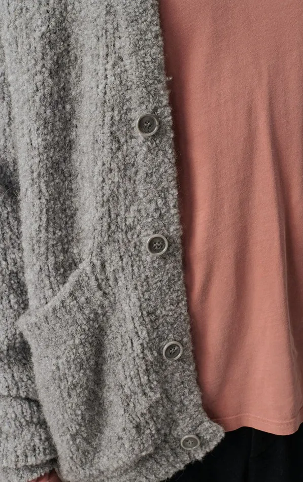 American Vintage Jumpers and Cardigans Men Cardigan Zolly Mouse Melange