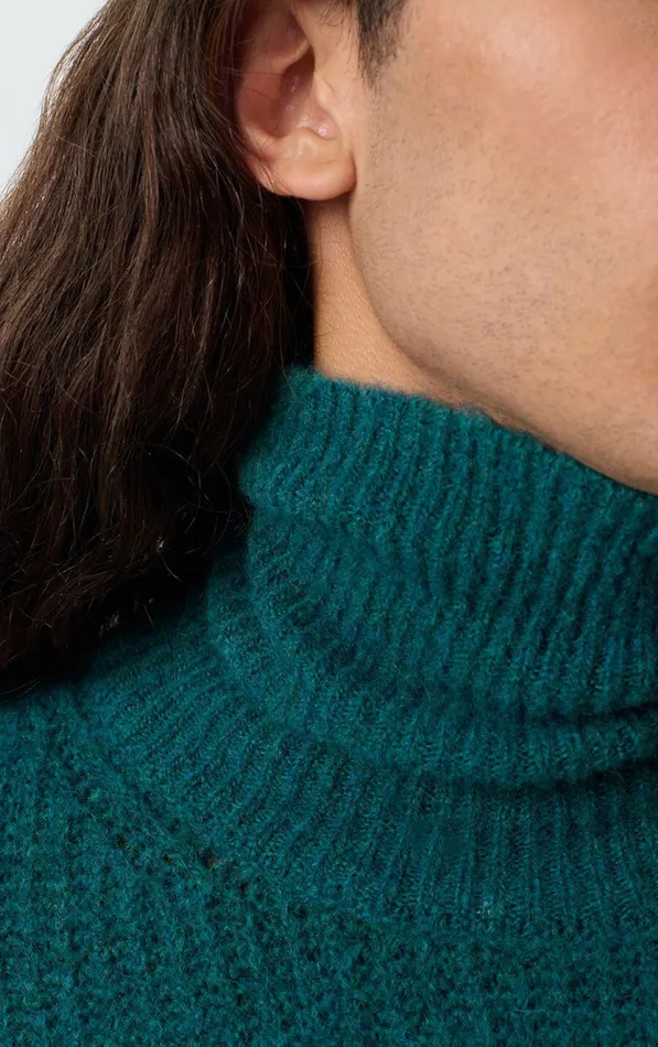 American Vintage Jumpers and Cardigans Men Jumper East Melange Duck Blue American Vintage Jumpers and Cardigans Men Jumper East Melange Duck Blue