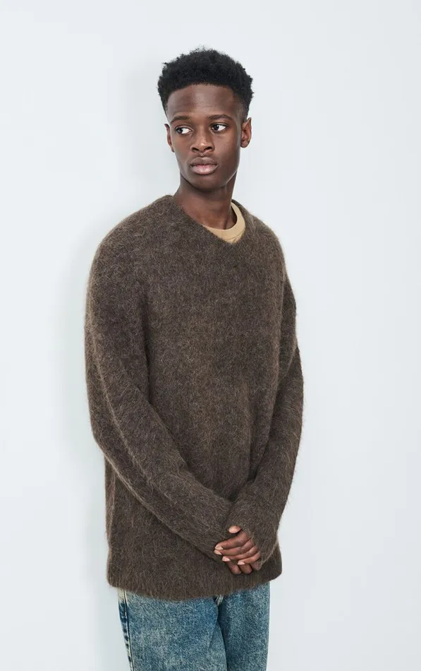 American Vintage Jumpers and Cardigans Men Jumper Nuny Melange Bear