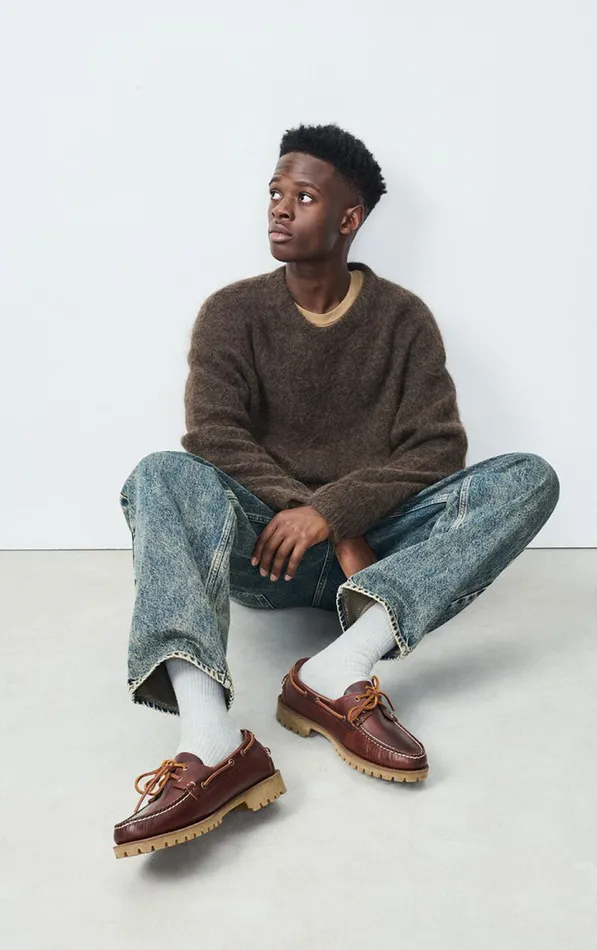 American Vintage Jumpers and Cardigans Men Jumper Nuny Melange Bear