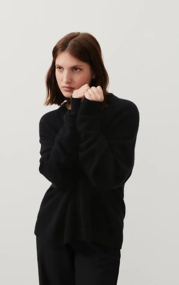 American Vintage Jumpers and Cardigans Women Cardigan Damsville Black American Vintage Jumpers and Cardigans Women Cardigan Damsville Black