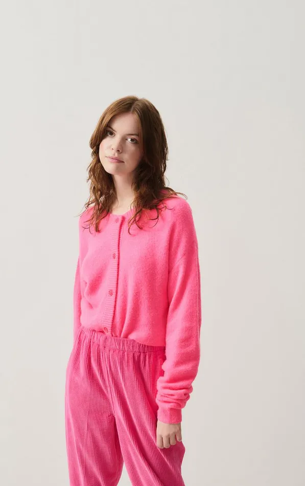 American Vintage Jumpers and Cardigans Women Cardigan Damsville Fluo Pink