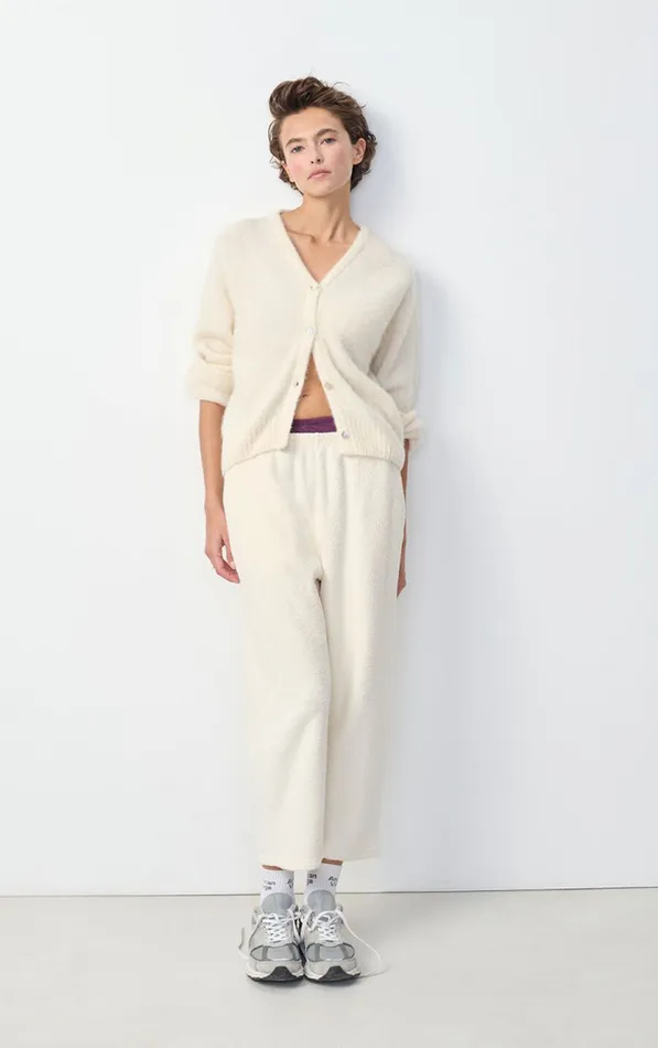 American Vintage Jumpers and Cardigans Women Cardigan East Melange Pearl American Vintage Jumpers and Cardigans Women Cardigan East Melange Pearl