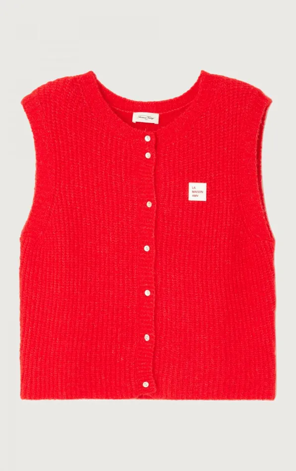 American Vintage Jumpers and Cardigans Women Cardigan East Melange Pepper