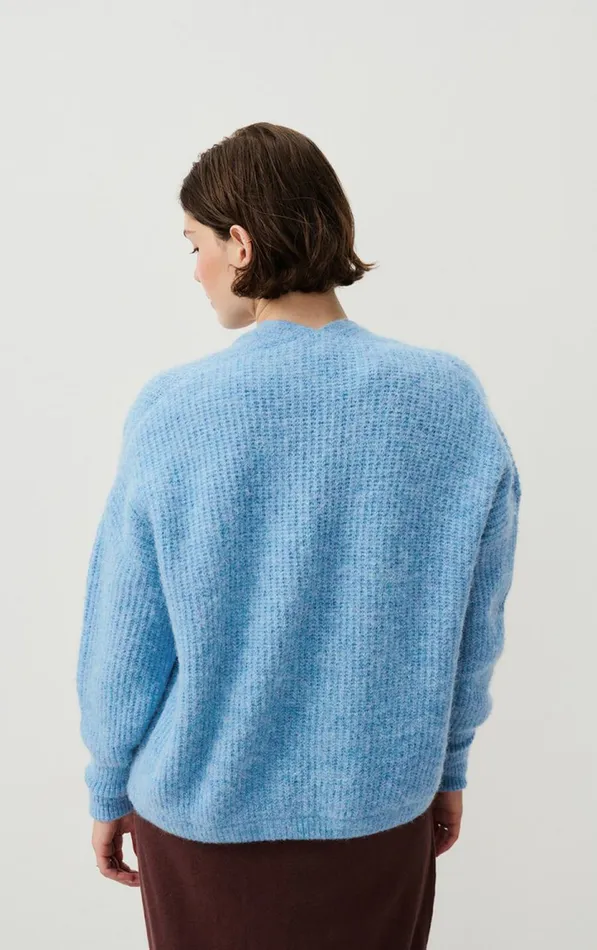 American Vintage Jumpers and Cardigans Women Cardigan East Melange Sky American Vintage Jumpers and Cardigans Women Cardigan East Melange Sky