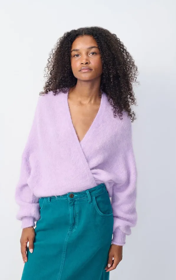 American Vintage Jumpers and Cardigans Women Cardigan Nuny Orchid Melange