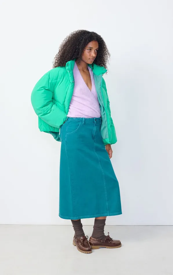 American Vintage Jumpers and Cardigans Women Cardigan Nuny Orchid Melange American Vintage Jumpers and Cardigans Women Cardigan Nuny Orchid Melange