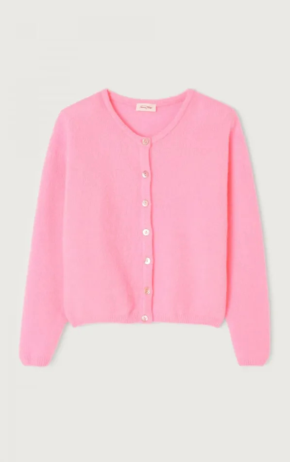 American Vintage Jumpers and Cardigans Women Cardigan Vitow Melange Rose