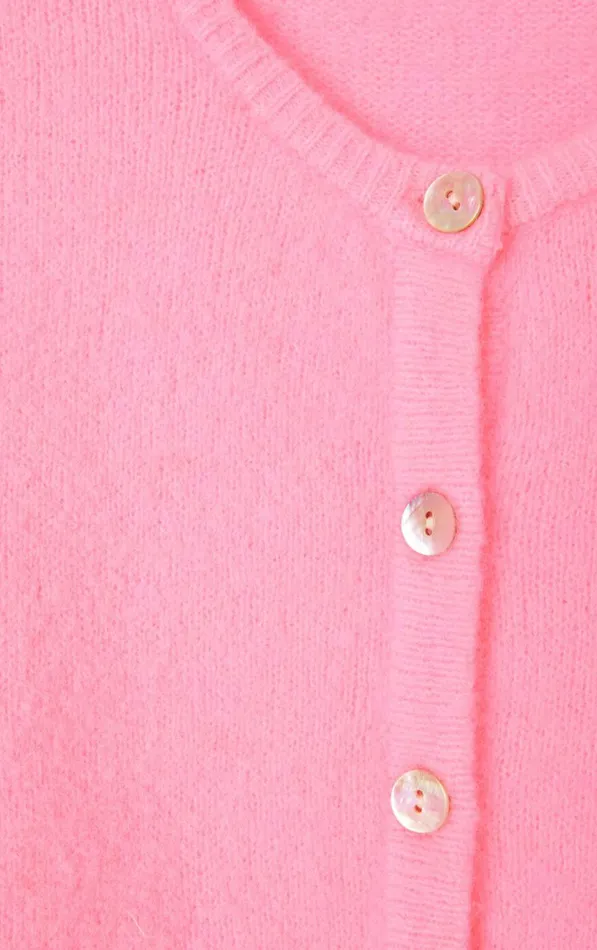 American Vintage Jumpers and Cardigans Women Cardigan Vitow Melange Rose