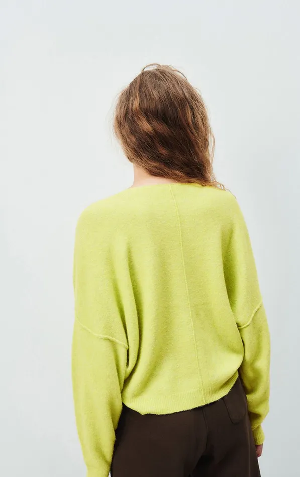 American Vintage Jumpers and Cardigans Women Jumper Damsville Pistachio Multimelange