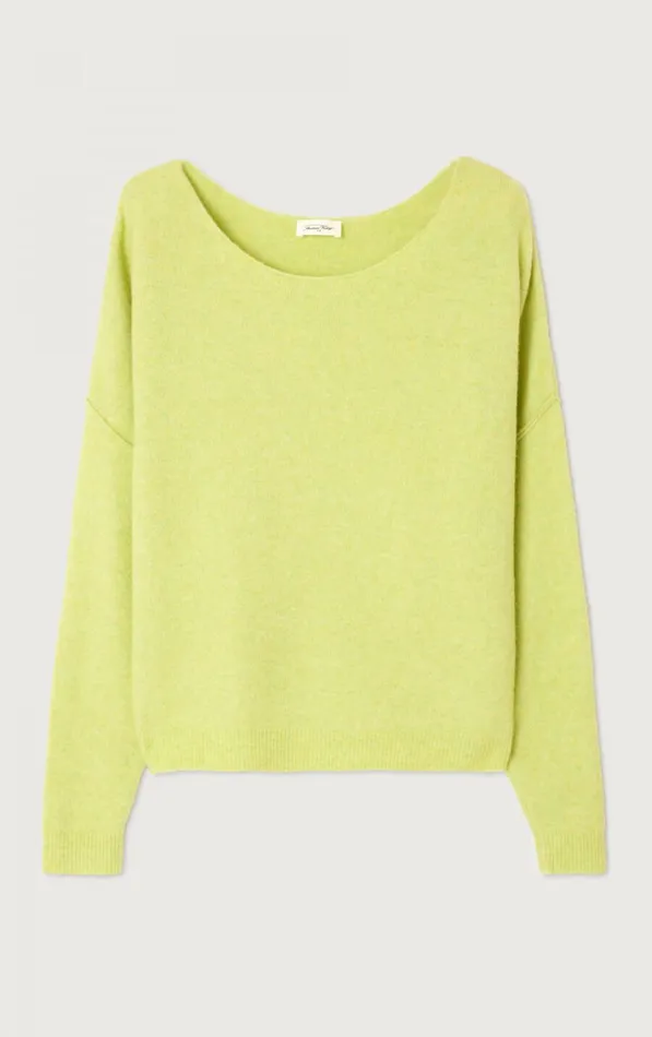 American Vintage Jumpers and Cardigans Women Jumper Damsville Pistachio Multimelange