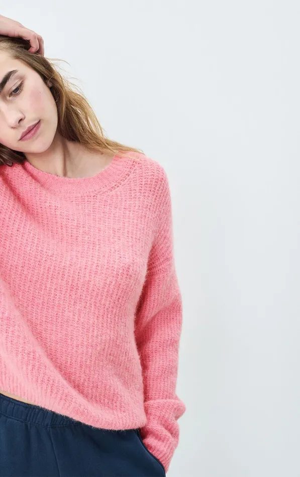 American Vintage Jumpers and Cardigans Women Jumper East Orchid Melange
