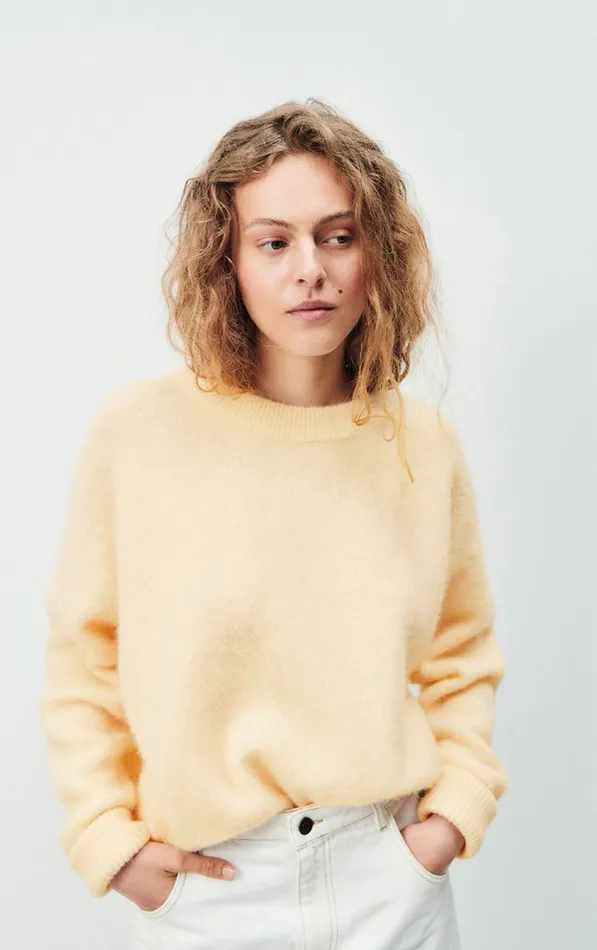 American Vintage Jumpers and Cardigans Women Jumper Vitow Melange Cheesecake