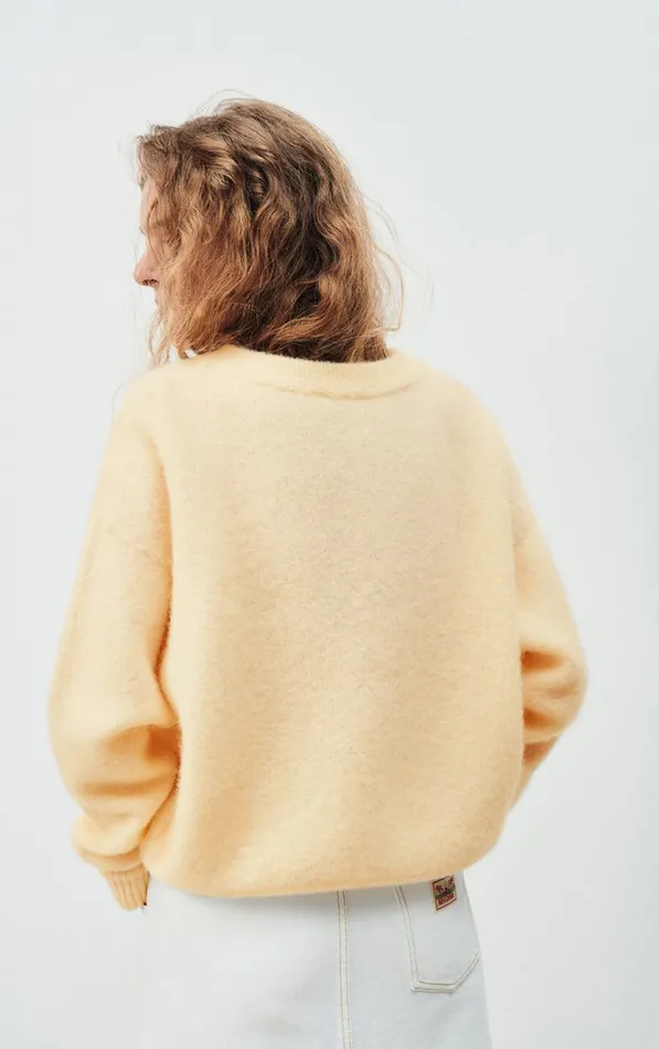 American Vintage Jumpers and Cardigans Women Jumper Vitow Melange Cheesecake