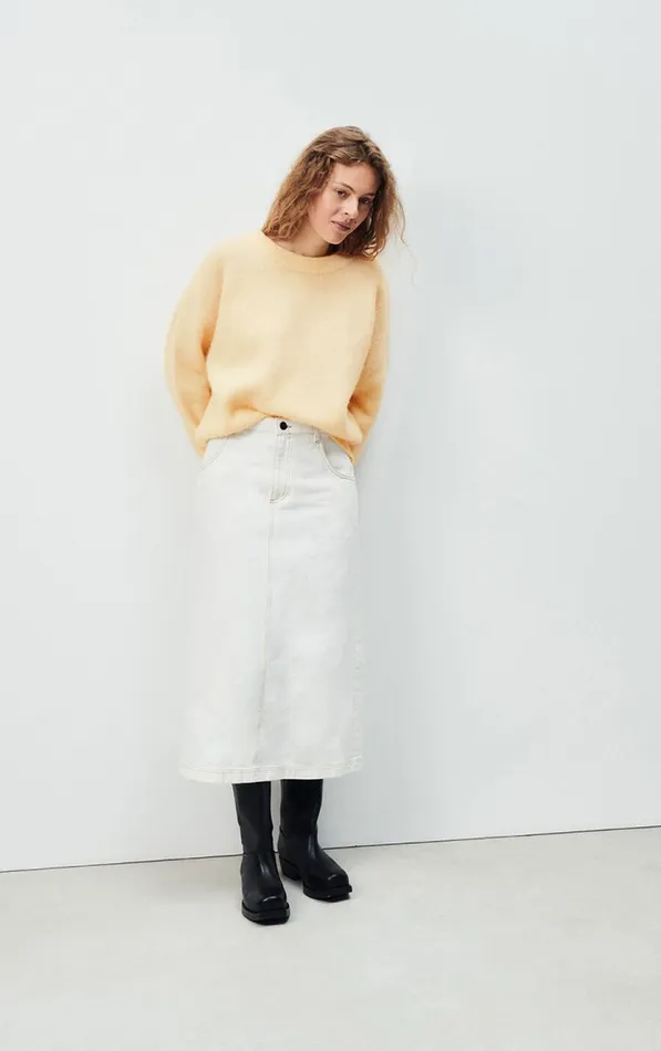 American Vintage Jumpers and Cardigans Women Jumper Vitow Melange Cheesecake
