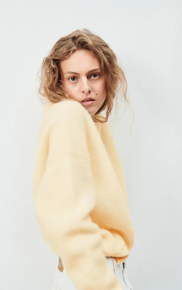 American Vintage Jumpers and Cardigans Women Jumper Vitow Melange Cheesecake