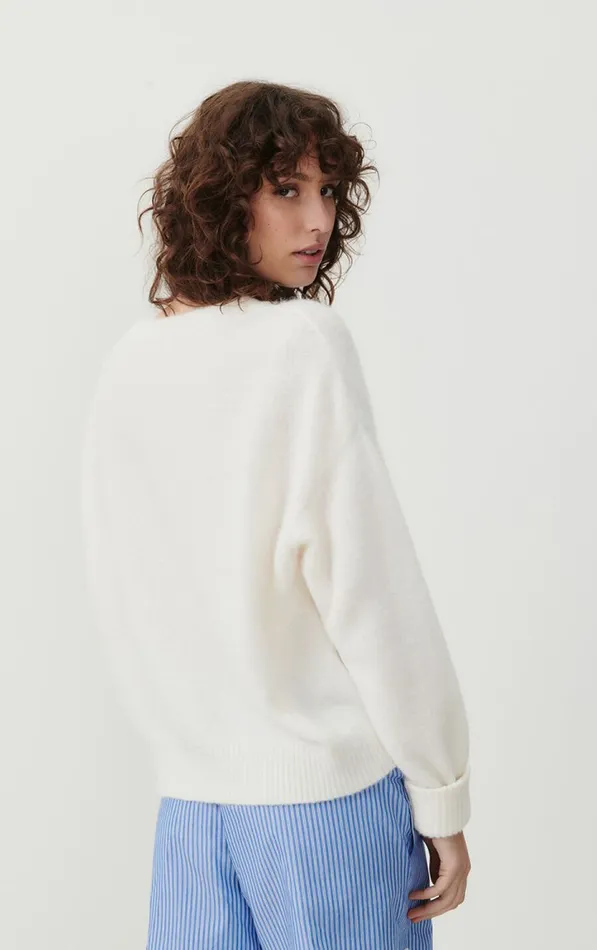 American Vintage Jumpers and Cardigans Women Jumper Vitow White American Vintage Jumpers and Cardigans Women Jumper Vitow White
