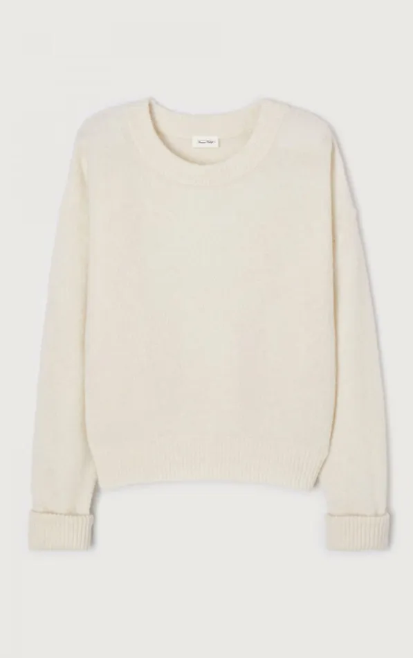American Vintage Jumpers and Cardigans Women Jumper Vitow White American Vintage Jumpers and Cardigans Women Jumper Vitow White