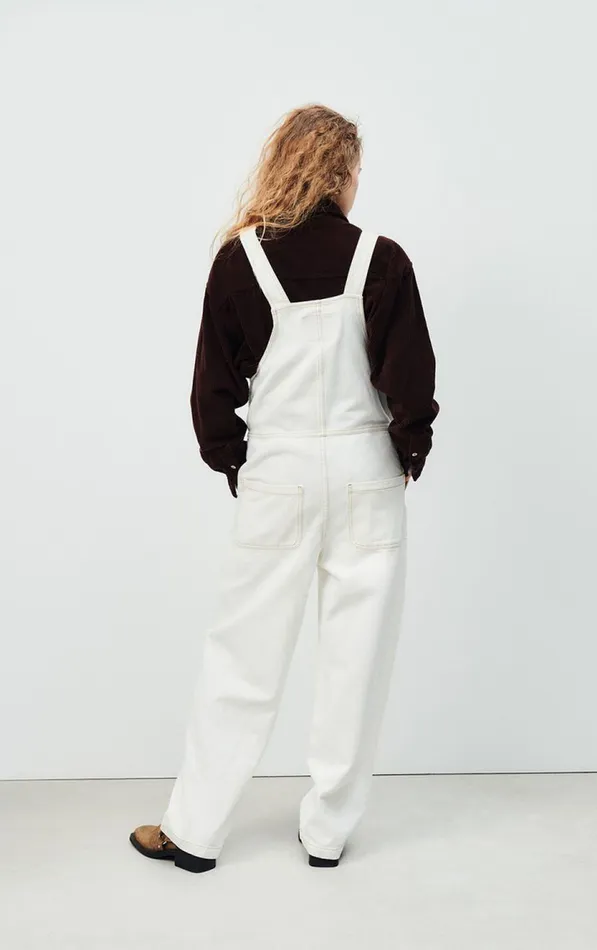 American Vintage Jumpsuits and Overalls Women Dungarees Jozastreet Off White American Vintage Jumpsuits and Overalls Women Dungarees Jozastreet Off White